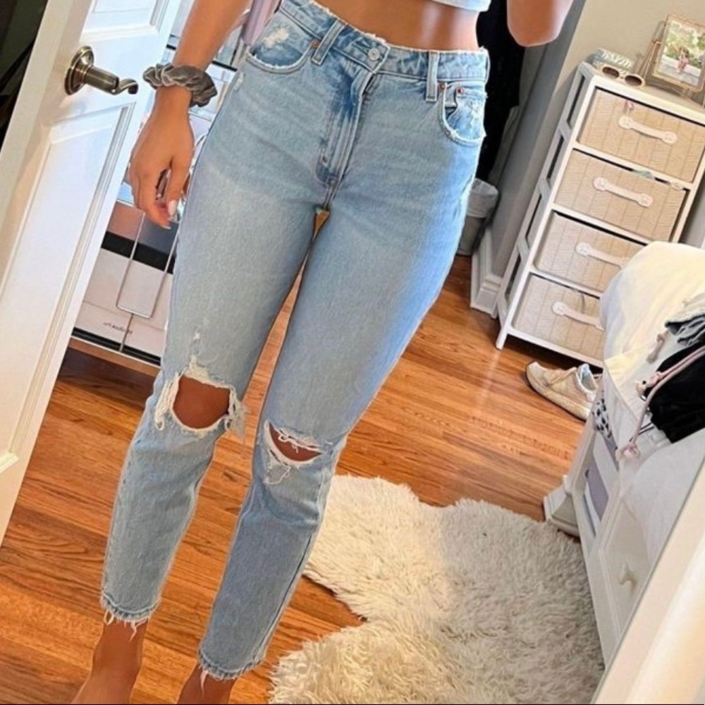Abercrombie and Fitch Mom Jeans